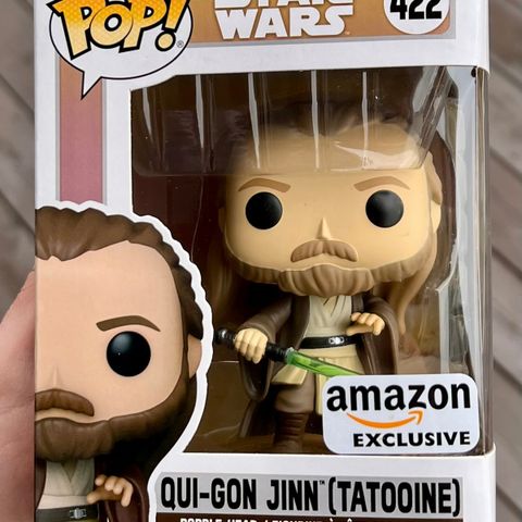 Funko Pop! Qui-Gon Jinn (Tatooine) | Star Wars (422) Excl. to AMZ