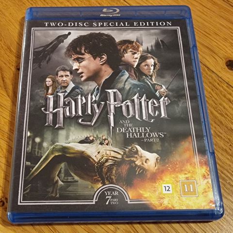 Harry Potter and the Deathly Hallows: Part 2 på Blu-ray selges