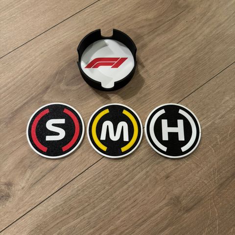 F1 Tyre Coasters