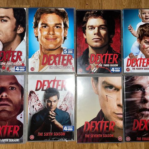 Dexter DVD sesong 1-8