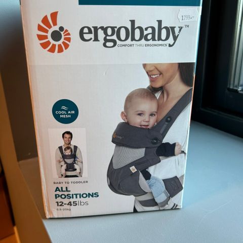 Ergobaby 360 bæresele med nyfødtinnlegg