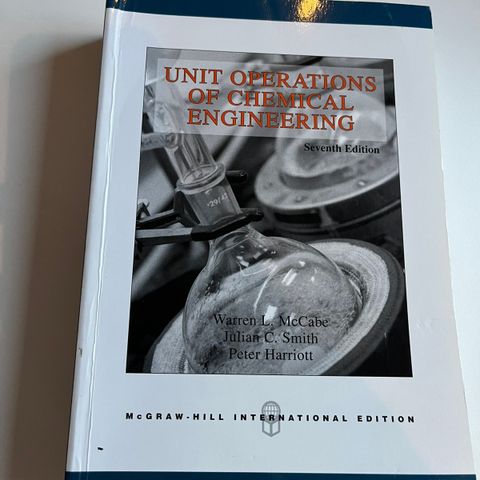Unit Operations for Chemical Engineering, 7th ed.