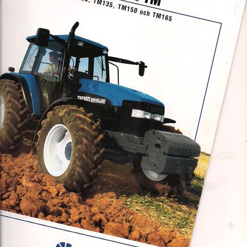 NEW HOLLAND traktorbrosjyre