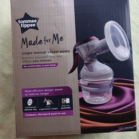NY Tommee Tippee brystpumpe manual