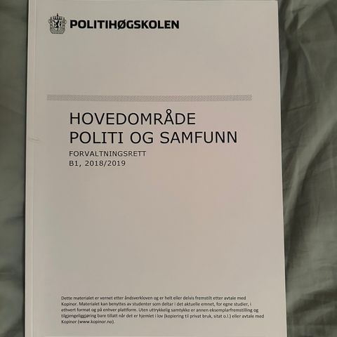 Hovedområde politi og samfunn