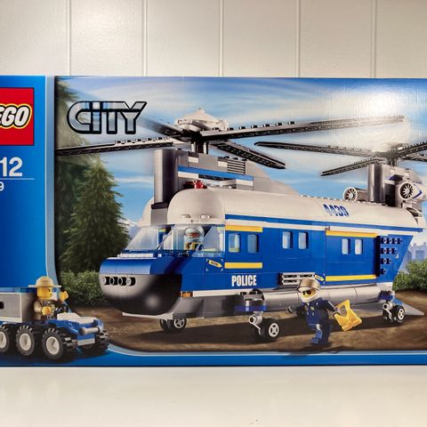 LEGO City Heavy Lift Police Helicopter 4439 Byggesett, Tungt transporthelikopter