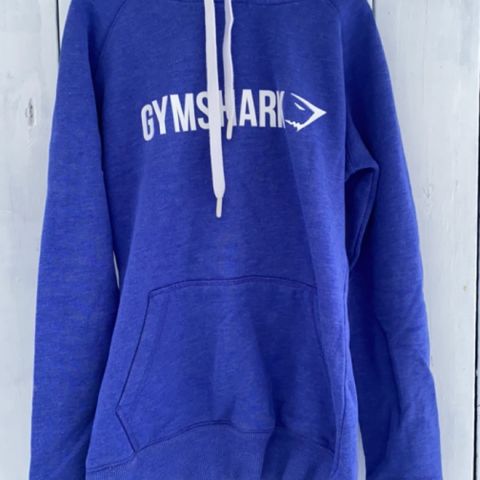 Gymshark hoodie mørkeblå str. XS