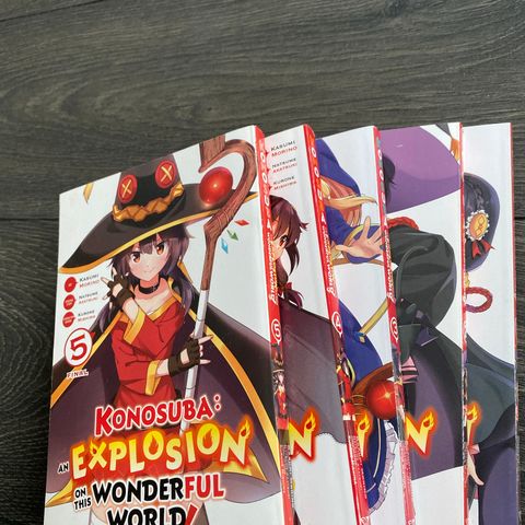 Manga - Konosuba: Explosion on this wonderful world Vol 1-5.