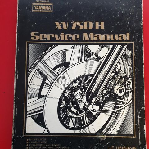 Yamaha XV 750 1981 service manual