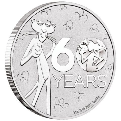 2024 TUVALU THE PINK PANTHER™ - 1 OZ 60TH ANNIVERSARY