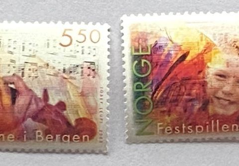 Norge 2003 Festspillene i Bergen NK 1500 - 1501 Postfrisk