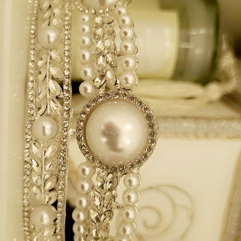 Vakker perle tiara