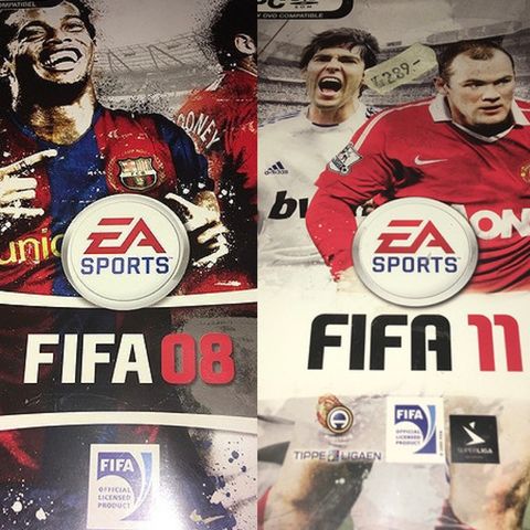 Selges samlet: FIFA 08 PC & FIFA 11 PC-spill DVD