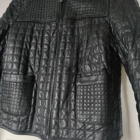 Quilted skinnjakke fra Zara