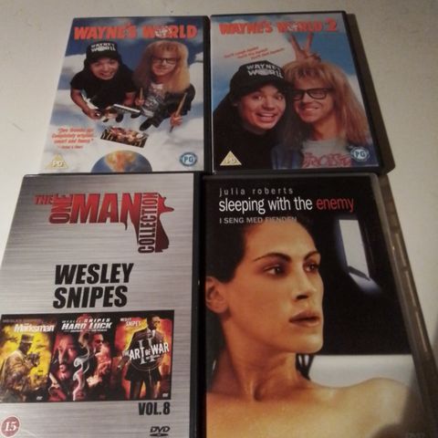 Sleeping With the Enemy- Waynes World 1-2- wesley Snipes Collection