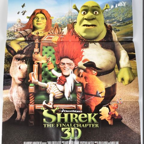 Plakat  Shrek The final chapter 3D  - Bud ønskes