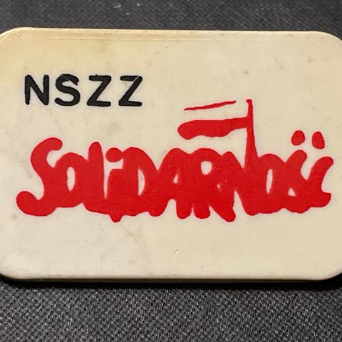 NSZZ Solidarność - Solidaritet - polsk nålemerke