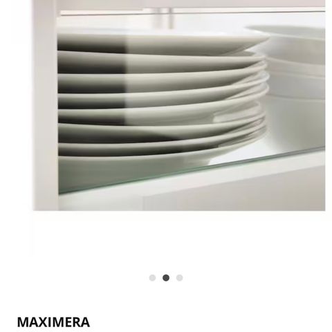Ikea Maximera glasside for skuff 60 cm