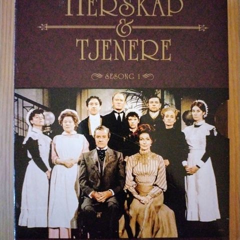 Dvd serie. Herskap & tjenere. Sesong 1. Fra 1971. Norsk tekst.