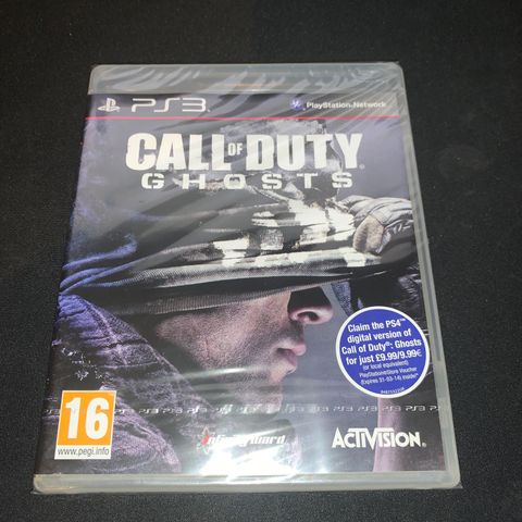 Call of Duty Ghosts (Uåpnet PS3)