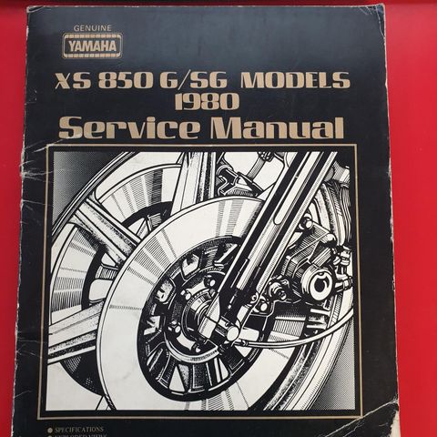 Yamaha XS 850 1980 Service manual