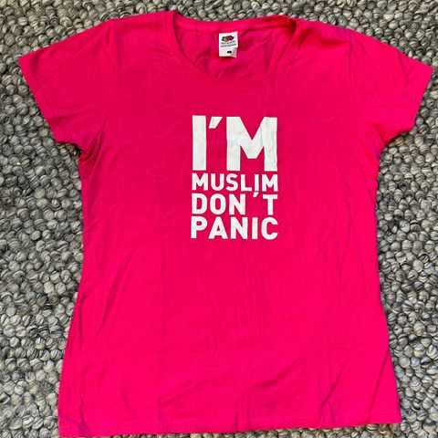 T-skjorte i’m muslim don’t panic
