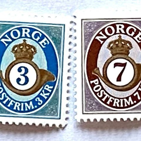 Norge 2005 Posthorn kronemerker offset III NK 1564 - 1565 Postfrisk