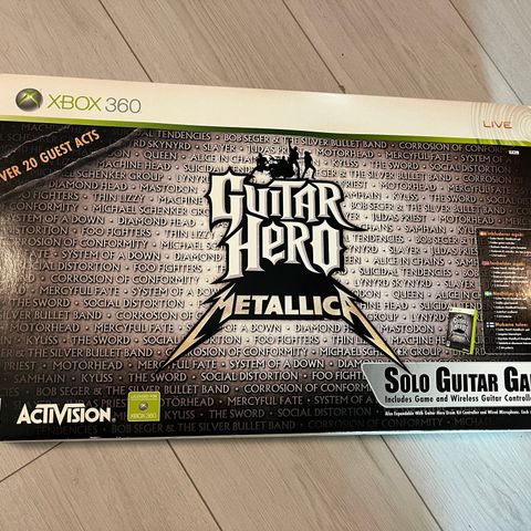 NY Guitar Hero: Metallica [Guitar Bundle] Xbox 360 gitar