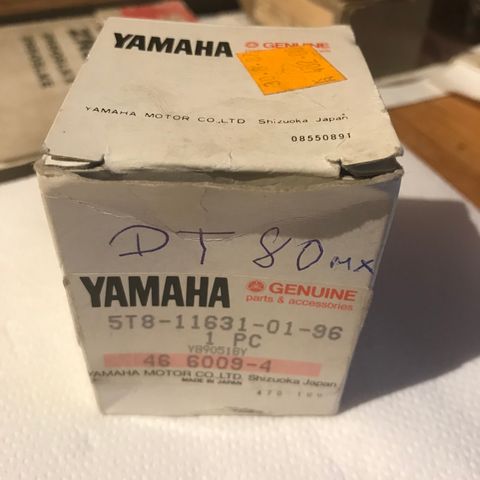 Yamaha DT80MX. 1983- , std stempel, NOS originalt selges.