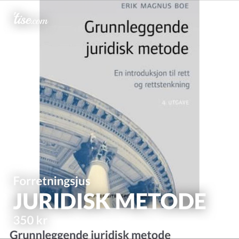 Grunnleggende juridisk metode