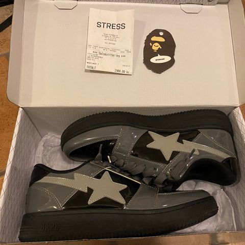 Bapesta Black/Grey EU 44.5 US 10.5