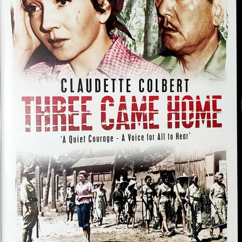 2 ELDRE DVD.THREE CAME HOME 1950.