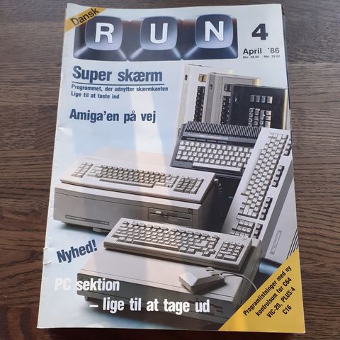 RUN (IC RUN). COMMODORE 64 MAGASINER FRA 1986-1988