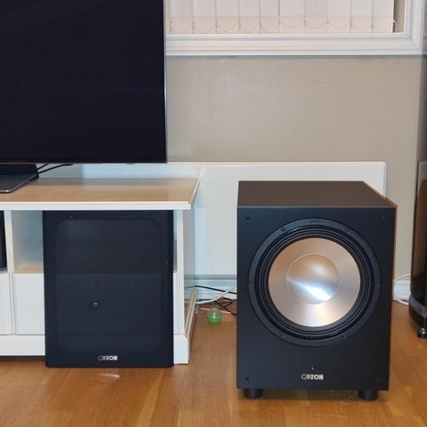 Canton 12.4 subwoofer (sort)