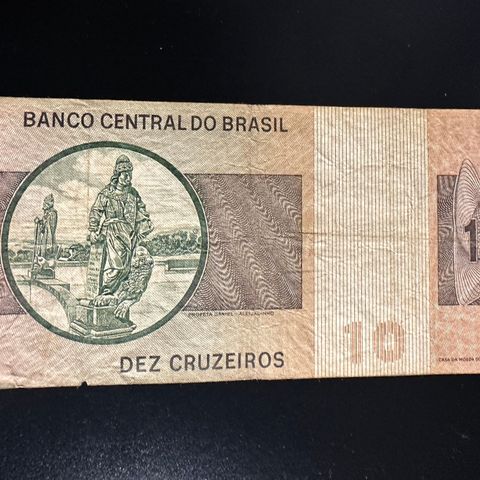 Brasil 10 Cruzeiros, periode 1970 - 1980 (513 AD)