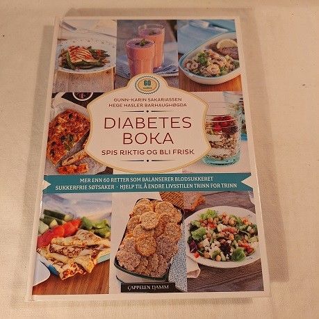 Diabetesboka – Spis riktig og bli frisk – Sakariassen og Barhaughøgda