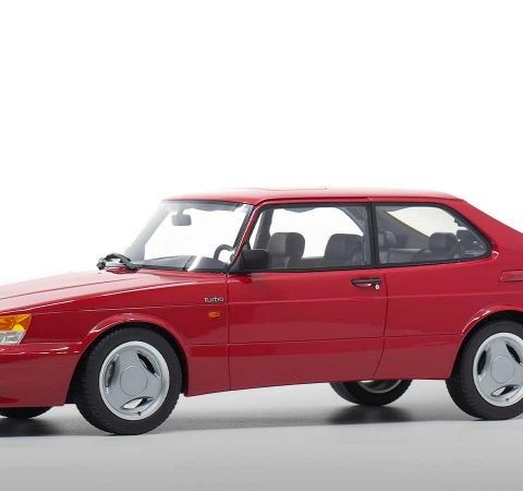 Saab 900 Turbo T16 Airflow - Cherry Red - DNA Collectibles Limited Edition 1:18