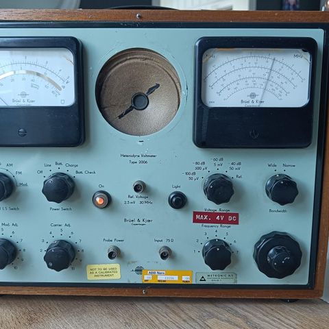 Bruel & Kjær Heterodyne Voltmeter (Radio)