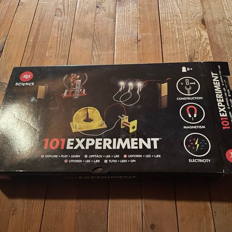 101 Experiment spill – gratis frakt