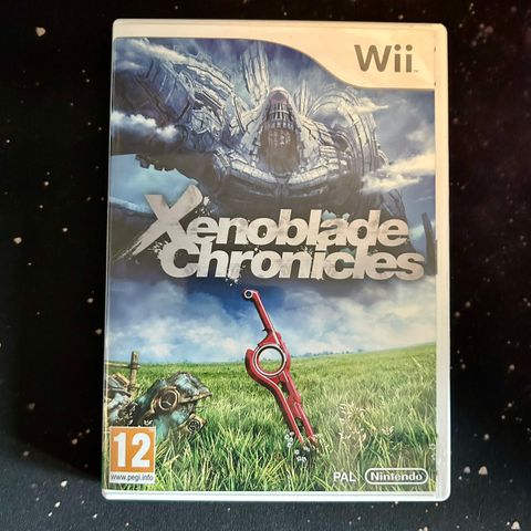 Meget pent eksemplar av Xenoblade Chronicles til Nintendo Wii selges billig!!