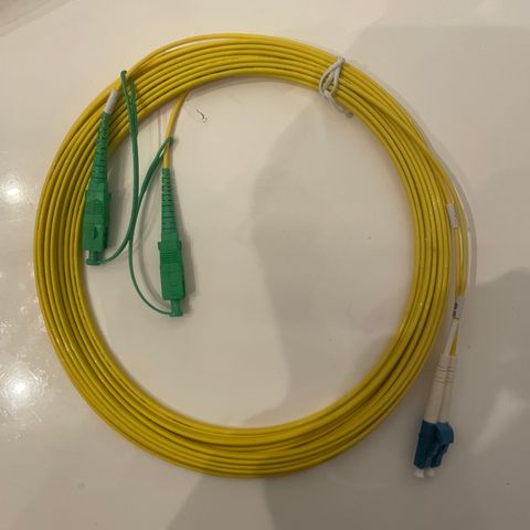 2 x 20 meter fiber / patch kabel