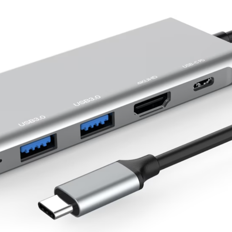 iiglo Ultraslim USB-C Multiport 6 in 1 dock