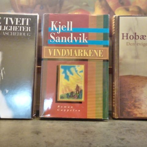 Billige romaner av norske forfattere. Kun kr 10 pr stk.