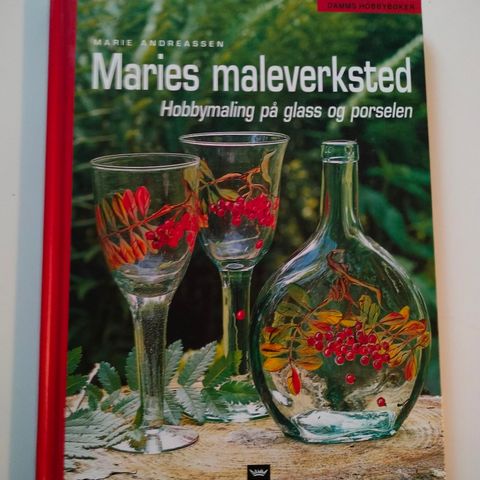 Malebok på glass og porselen