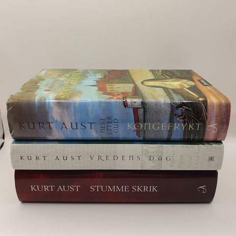 3 stk Kurt Aust Hardcover bøker