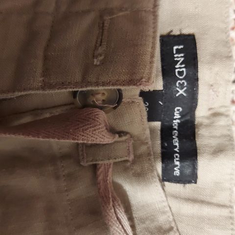 Lindex 100 % linbukse ,vintage.