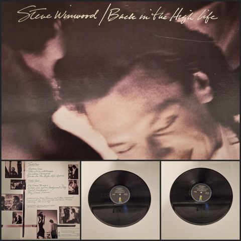 STEVE WINWOOD  / BACK IN THE HIGH LIFE 1986 - VINTAGE/RETRO LP-VINYL (ALBUM)
