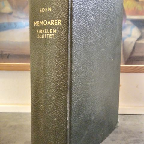 Anthony Eden, Memoarer, 1960, DnC. NY PRIS!