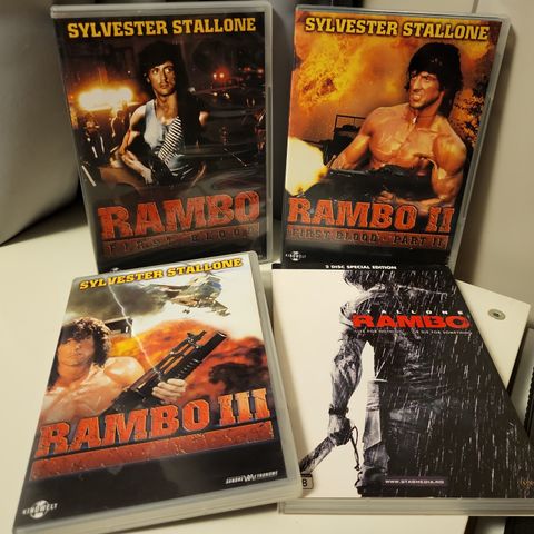 Rambo , 4 stk filmer