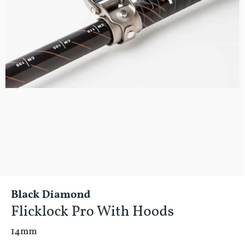 Black Diamond Flicklock Pro